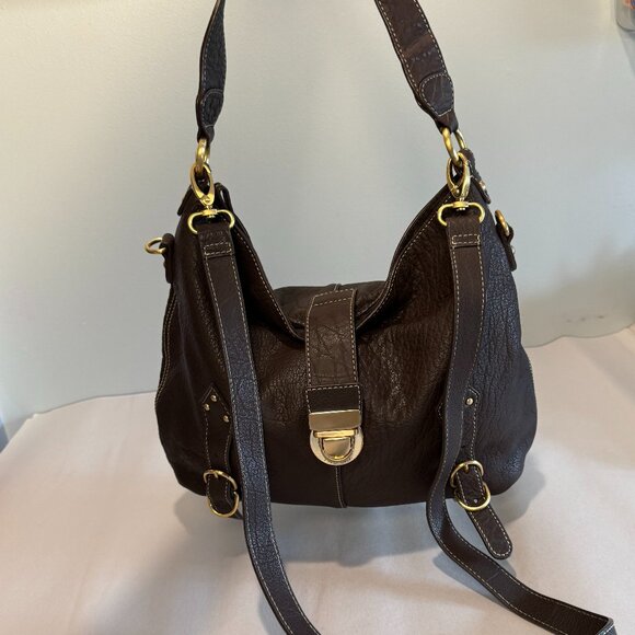 The Sak Brown Leather Hobo Bag - Picture 2 of 8